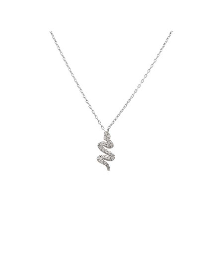 imagem de Conjunto Colar, Pulseira e Brincos Prateado2