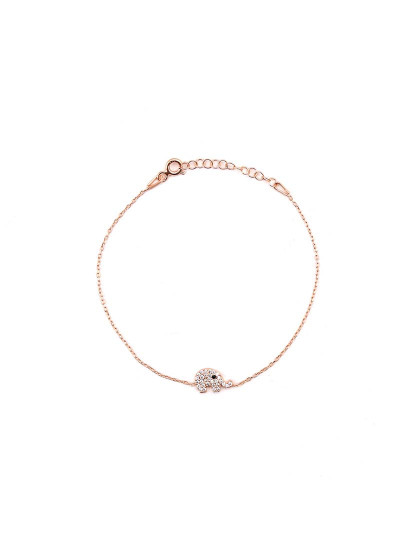 imagem de Pulseira Rosa Dourado2