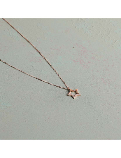 imagem de Colar Rosa Dourado1