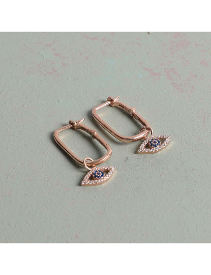 imagem de Brincos Rosa Dourado1