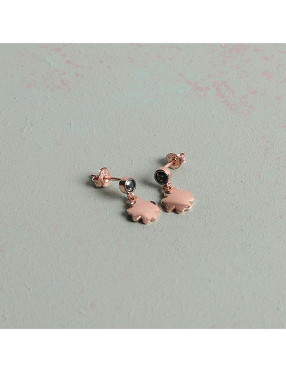 imagem de Brincos Preto e Rosa Dourado1