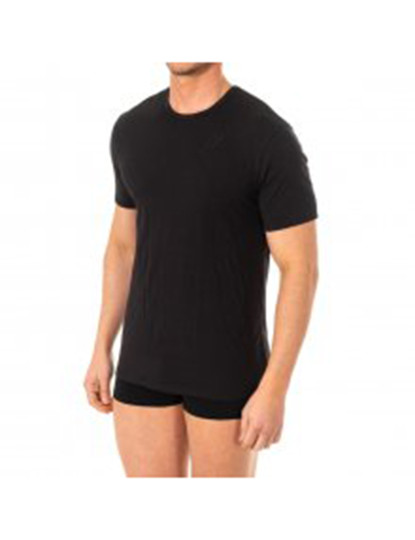 imagem de T-Shirt Interior de Homem Preto1