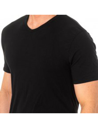 imagem de T-Shirt Interior de Homem Preto2