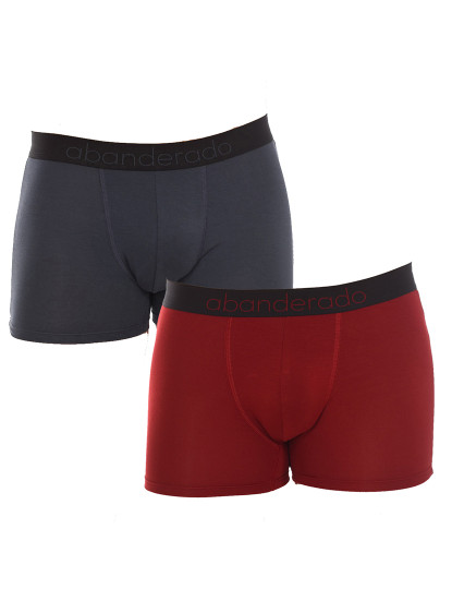 imagem de Pack 2 Boxers Homem Sensitive Bamboo Cinza e Bordeaux1