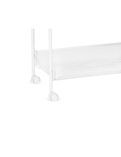 imagem de Estante Carrinho 4-B Metal Branco2