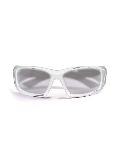 imagem de Óculos de Sol Unisexo Antigua shiny Branco com Lentes Fumadas1