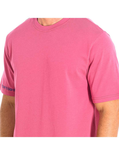 imagem de T-Shirt Homem Rosa2