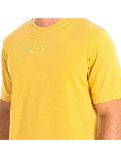 imagem de T-Shirt Homem Amarelo Claro3