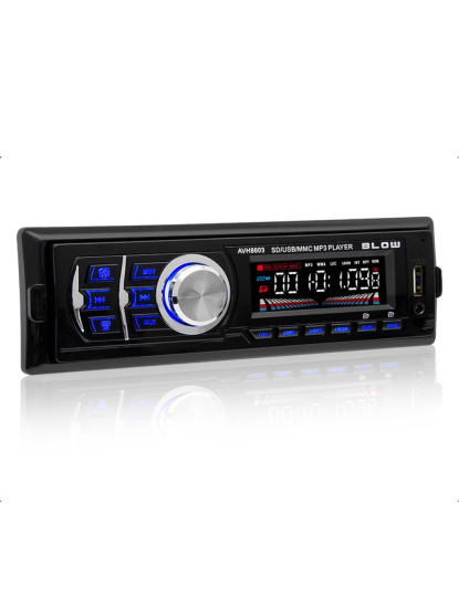 imagem de Auto-Rádio FM Mp3 60Wx4 C/ MMC/SD/USB/AUX/RDS               1