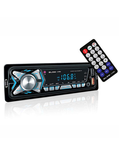 imagem de Auto-Rádio Bluetooth/MP3/AUX/FM C/ Controlo Remoto          1