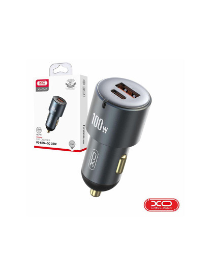 imagem de Adaptador Isqueiro 100W USB-A QC 35W / USB-C PD 65W XO      1