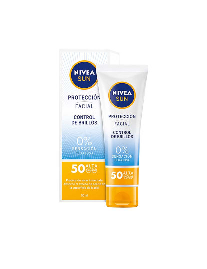 imagem de Nivea Sun Facial Controlo de Brilhos Spf50 50 Ml1