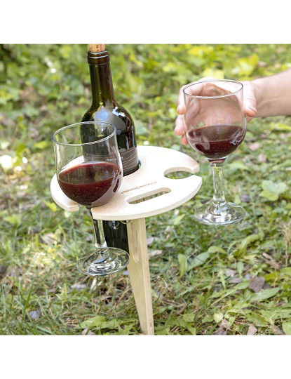 imagem de Mesa de vinho dobrável e portátil para exterior Winnek InnovaGoods1