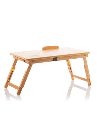 imagem de Mesa lateral dobrável em bambu InnovaGoods4