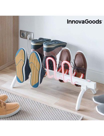 imagem de Varal Secador de Sapatos Elétrico Branco 80W InnovaGoods1