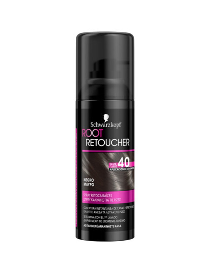 imagem de Root Retoucher Retoca Raízes Spray #Preto 120 Ml1