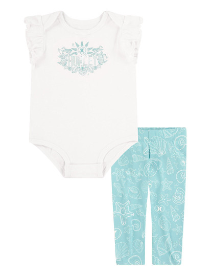 imagem de Conjunto Criança Hrlg Flutter Slv Bdysu Leg Set Aurora Green 1