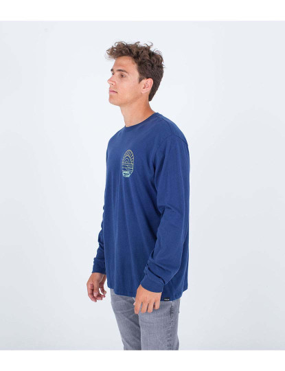 imagem de Longsleeve Homem Evd Clean Lines Ls Azul Void 3