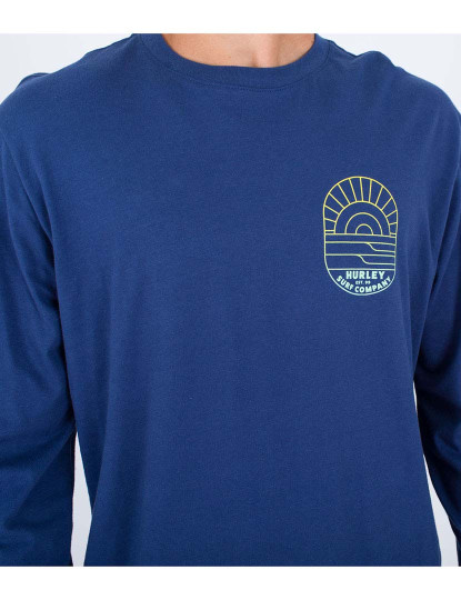 imagem de Longsleeve Homem Evd Clean Lines Ls Azul Void 4