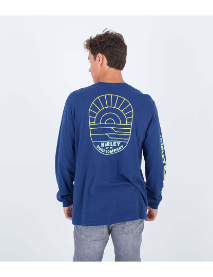 imagem de Longsleeve Homem Evd Clean Lines Ls Azul Void 2