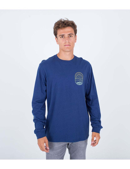 imagem de Longsleeve Homem Evd Clean Lines Ls Azul Void 1