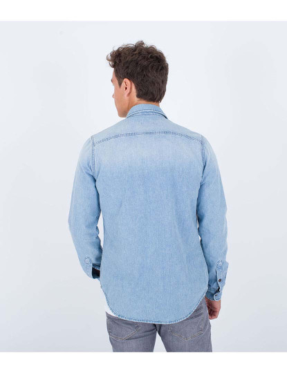 imagem de Camisa Homem M Oceancare Denim Ls Woven Ligth Denim22 2