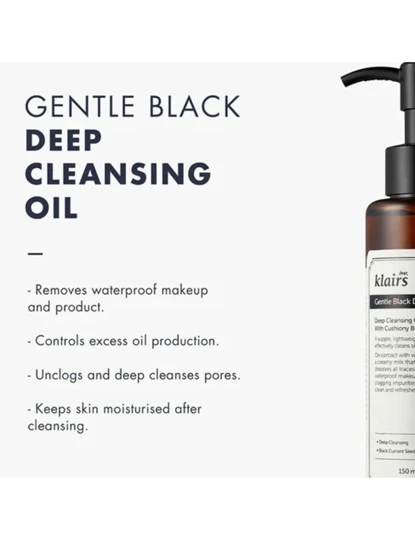 imagem de GENTLE BLACK óleo de limpeza profunda 150 ml2
