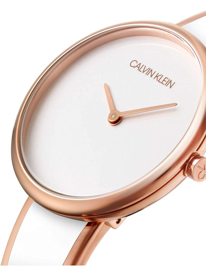 imagem de Relógio Calvin Klein Senhora Rosa Dourado e Branco 2