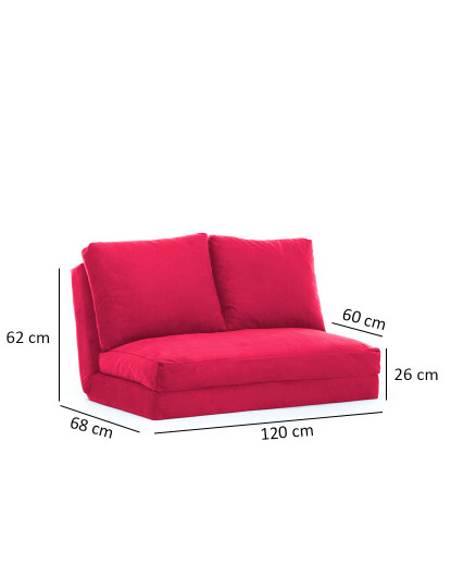 imagem de Sofá Taida 2 Lugares Fuscia14