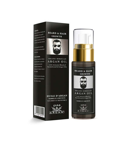 imagem de Beard And Hair Strengthening Serum With Pure Argan Sandalwood And Ginger 30 Ml1