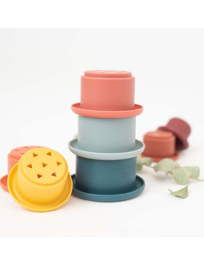 imagem de Cubos Empilháveis de Silicone3