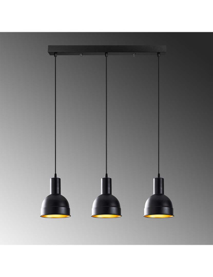 imagem de Candeeiro Teto Suspenso Berceste Preto4