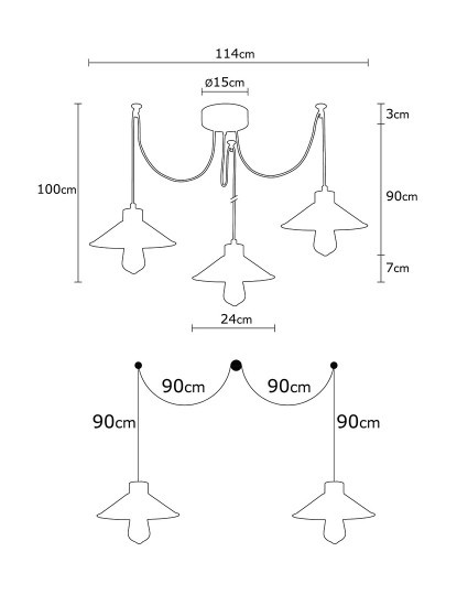 imagem de Candeeiro Teto Manavgat-N-548 Cobre3