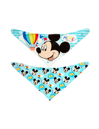 imagem de Conjunto Mickey Simply De 2 Babetes De Algodão2