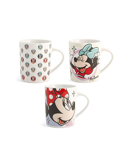 imagem de Conjunto Minnie Surething 6 Canecas, Porcelana, 330Cc1