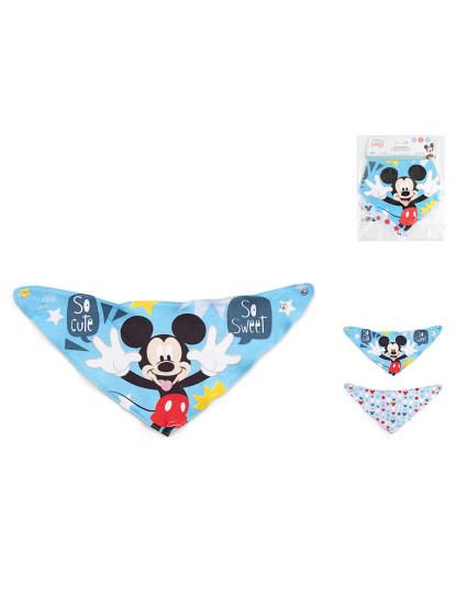 imagem de Conjunto De 2 Babetes De Bandana Com Ícone Do Mickey1