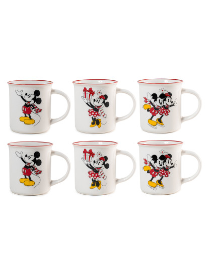 imagem de Conjunto De Natal Mickey E Minnie 6 Canecas1