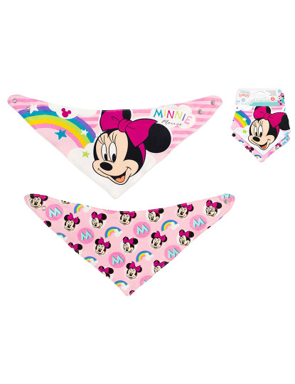 imagem de Minnie Simply Conjunto De 2 Babetes De Algodão1