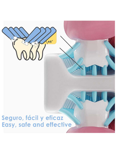 imagem de Escova de Dentes Elétrica Infantil Laranja2