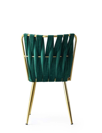 imagem de Pack 2 Cadeiras Dourado Verde4