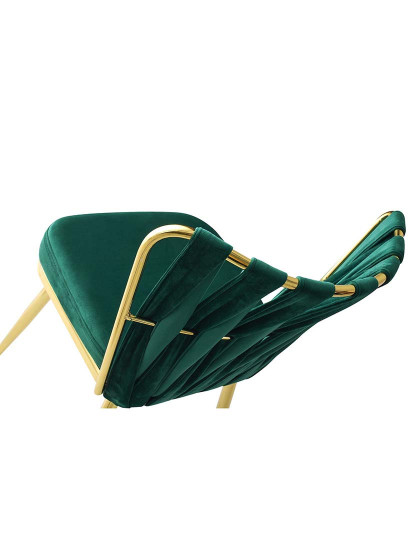 imagem de Pack 4 Cadeiras Dourado Verde5