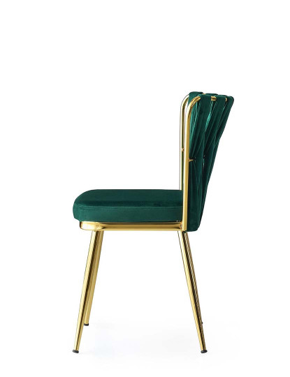 imagem de Pack 2 Cadeiras Dourado Verde3