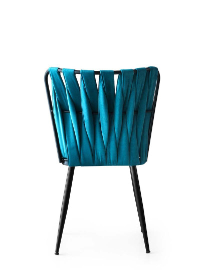 imagem de Pack 2 Cadeiras Preto Azul4