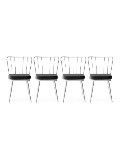 imagem de Pack 4 Cadeiras Branco1