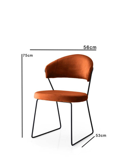 imagem de Pack 2 Cadeiras Tile Vermelho3