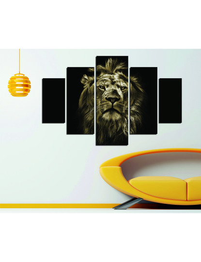 imagem de Pack 5 Pinturas Mdf Lion1