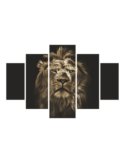 imagem de Pack 5 Pinturas Mdf Lion2