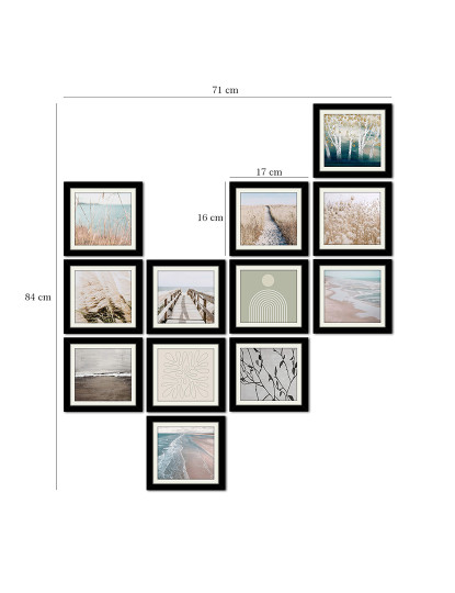 imagem de Pintura MDF Decorativa 12 Peças 2