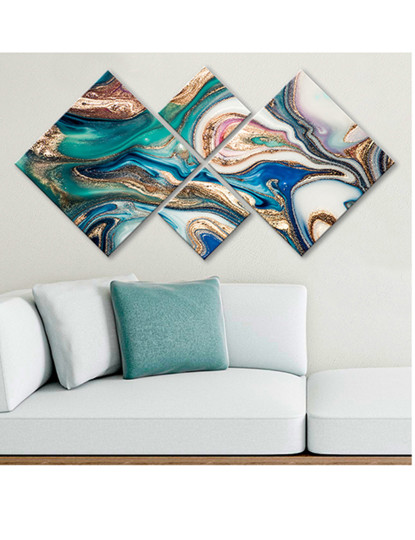 imagem de Pintura Decorativa Mdf 4 Pcs 1