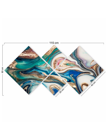 imagem de Pintura Decorativa Mdf 4 Pcs 3